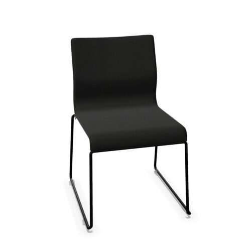 ICF Stick Skid Base Upholstered High Conference Chair