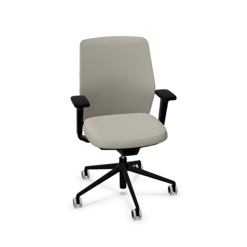 ICF 5-Star With Armrests Upholstered Office Chair
