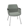 ICF Alba Chair 4-Leg Upholstered Low Conference Chair