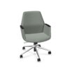 ICF Alba 5-Star Upholstered Mid-Back Office Chair