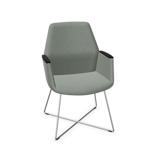 ICF Alba Cantilever Upholstered Mid Conference Chair
