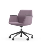 ICF Alba 5-Star Low Back Office Chair side view