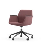 ICF Alba 5-Star Low Back Office Chair angled view