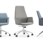 ICF Alba 5-Star Low Back Office Chair angled view
