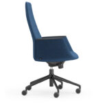 ICF Alba 5-Star Low Back Office Chair side view