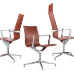 ICF Kuna 4-Star Upholstered Low Conference Chair angle view