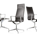 ICF Kuna 4-Star Upholstered Low Conference Chair side view