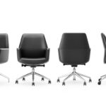 ICF Musa Task Upholstered Office Chair angled view