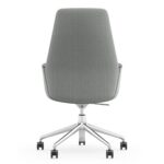 ICF Alba Chair 4-Leg Upholstered Low Conference Chair rear view