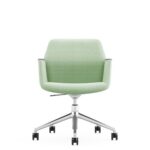 ICF Alba Chair 4-Leg Upholstered Low Conference Chair rear view