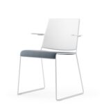 ICF Fnn Cantilever Upholstered Conference Chair front view