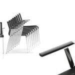 ICF Stick 4-Leg High Back Conference Chair product view