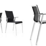 ICF Stick 4-Leg High Back Conference Chair product view