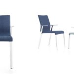 ICF Stick 4-Leg High Back Conference Chair product view