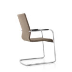 ICF Stick Cantilever Mesh Chair side view