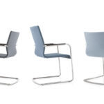 ICF Stick Etk Cantilever Upholstered High Conference Chair product view