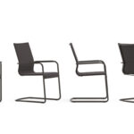 ICF Stick Etk Cantilever Upholstered High Conference Chair product view