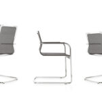 ICF Stick Cantilever With Armrests Upholstered Conference Chair alternate view