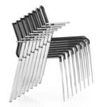 ICF Stick 4-Leg High Back Conference Chair product view