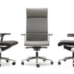 ICF Una Plus 5-Star Adjustable Armrests Executive Office Chair product view