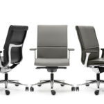ICF Una Plus 5-Star Fixed Armrests Executive Office Chair alternate view