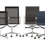 ICF Una Management 4-Star With Armrests Conference Chair