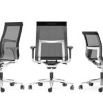 ICF Una Plus Task With Headrest Office Chair rear view