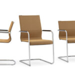 ICF Stick Etk Cantilever Upholstered High Conference Chair product view