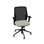 ICF Mesh With Armrests Upholstered Task Chair