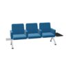 Kusch + Co V-Travel Bench-3 Soft Modular Arm End Three-Seat Beam Seating With