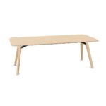 Bralco Rectangular Wooden Legs Conference Table