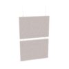 Zilenzio Dezibel Divider Bundle Vertical 2-Piece Acoustic Desk Divider