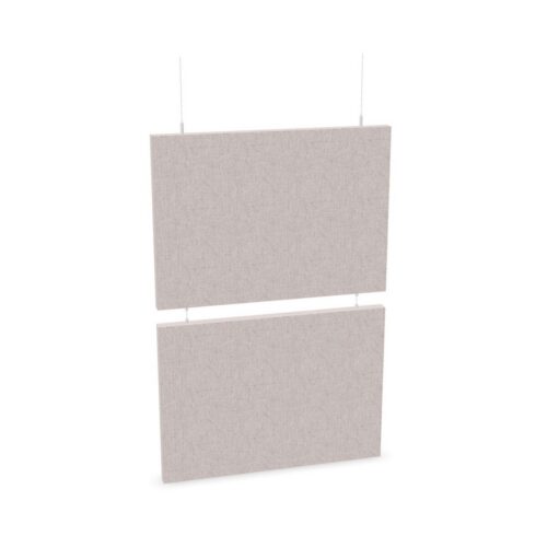 Zilenzio Dezibel Divider Bundle Vertical 2-Piece Acoustic Desk Divider
