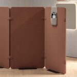 Bralco Invisible Freestanding With Base Partition Panel Invisible freestanding partition panel with base shown in a REAC office arrangem