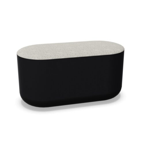 Bralco Oval Ottoman Upholstered Pouf