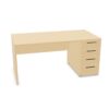 Frezza Pedestal Desk 4-Drawer Support Desk