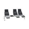 Kusch + Co V-Travel Bench-3 Lounger Three-Seat Tandem Seating 3-Seater