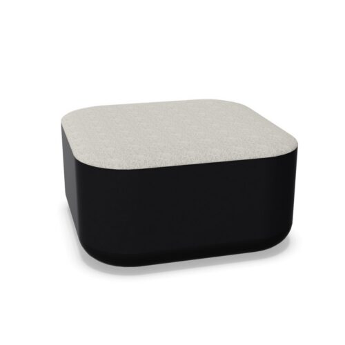 Bralco Side S9B Upholstered Ottoman Leather Pouf