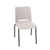 Kusch + Co V-Care Stationary Chair 4-Leg Stb Frame Plastic Back Frame Chair