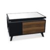 Frezza Low Cabinet Glass Top Storage Cabinet