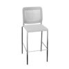 Nowy Styl Calado Hocker 4-Leg Frame Plastic Back Footrest Bar Stool