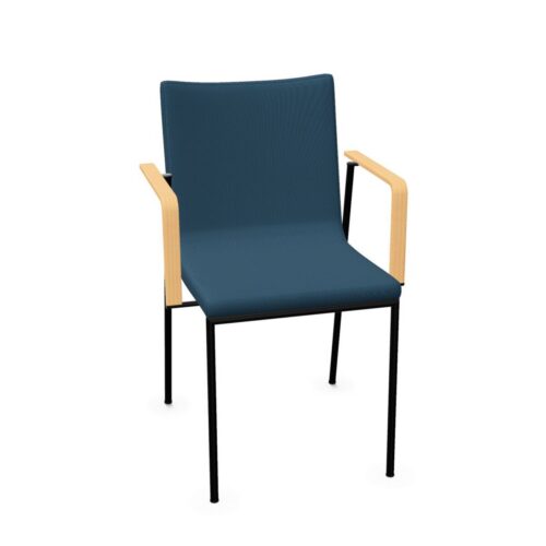 Kusch + Co Scorpii Frame Chair 4LA Uph 4-Leg With Armrests Upholstered Frame