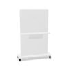 Bralco Freestanding Screen With Shelf Mobile Desk Screen