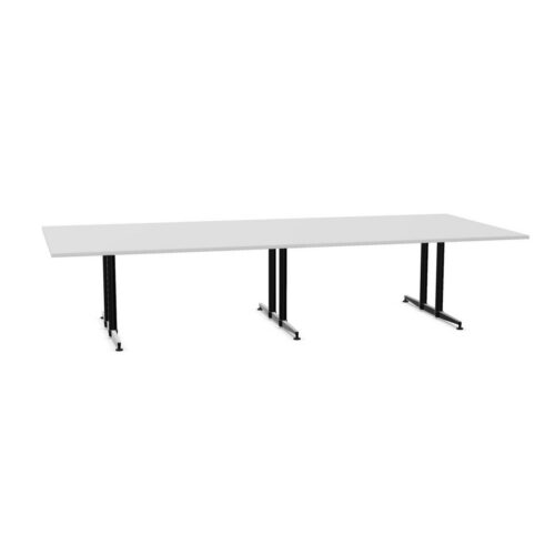 Kusch + Co San Siro Table Double Column T-Leg Frame Base Rectangular Meeting