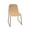 Treku Bisell Sled-Base Wooden Shell Chair