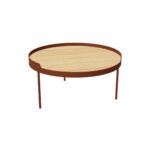 Treku Gau Round Raised Edge Coffee Table