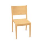 Kusch + Co Luca Frame Chair 4L W Four-Leg Wooden Chair Stackable Chair