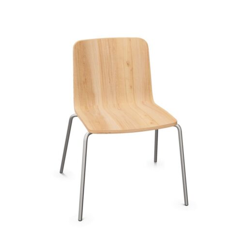 Frezza Yo Wood 4-Leg With Armrests Wooden Chair