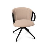 Gaber Cucaracha Slim 4-Star Swivel With Armrests Upholstered Conference Chair