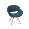 Kusch + Co Volpe Armchair Lwm Uph 4-Leg Upholstered Back Armchair